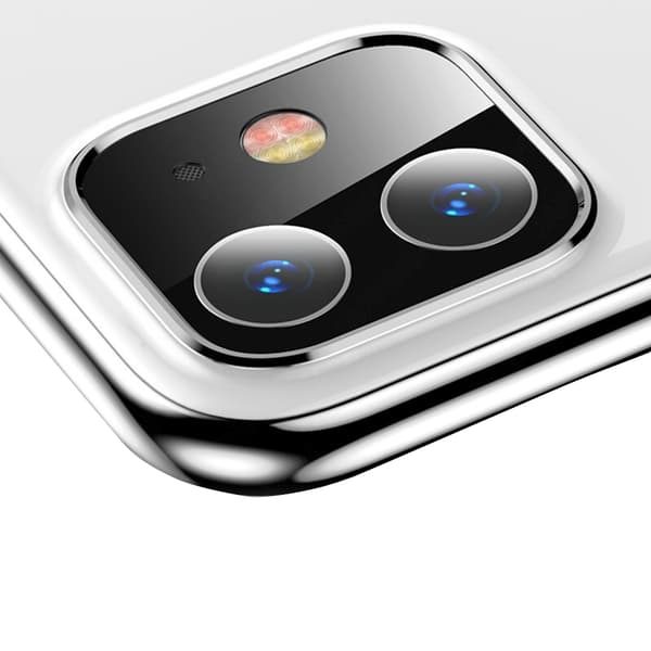 iPhone 11 Pro Kameralinsskydd i Härdat glas + Titanlegeringsram