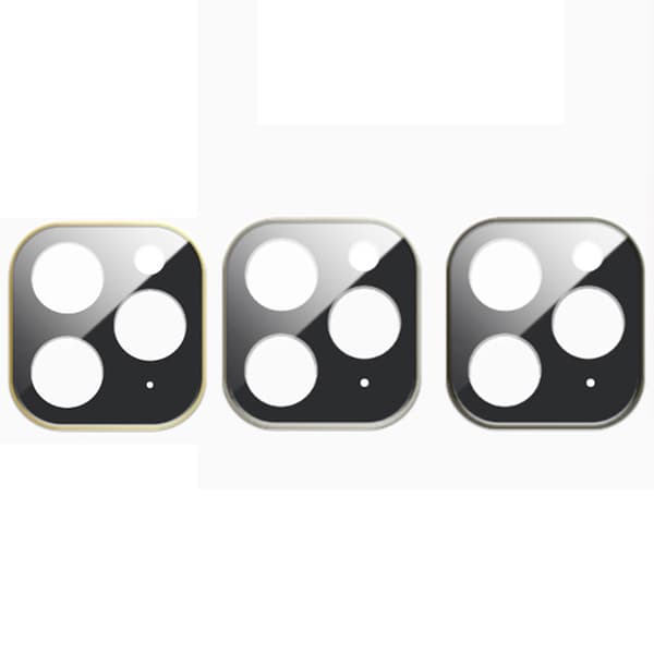 iPhone 11 Pro Max Skyddsfilm för Bakre kameralins + Metalram