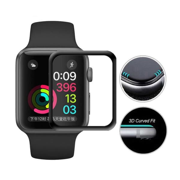 Heltäckande Skärmskydd Apple Watch 4/5/6/SE Displayskydd 40mm