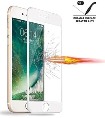 Skärmskydd Gorilla Glas iPhone 7 / iPhone 8 Vit