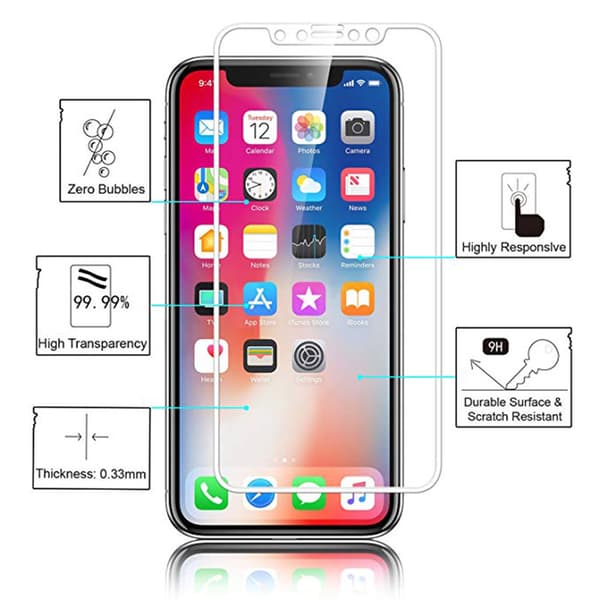 ProGuard iPhone 11 Pro Max 4-PACK Sk�rmskydd Carbon 9H 3D/HD Svart Svart