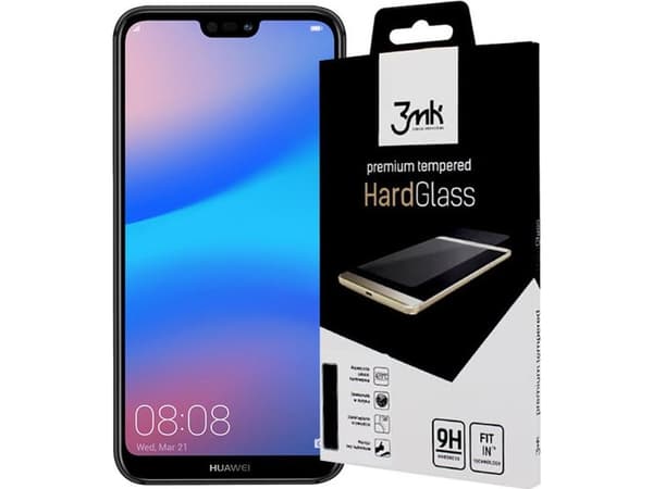 3MK skärmskydd i härdat glas 3MK HardGlass, Huawei P20 Lite telefonskal, transparent