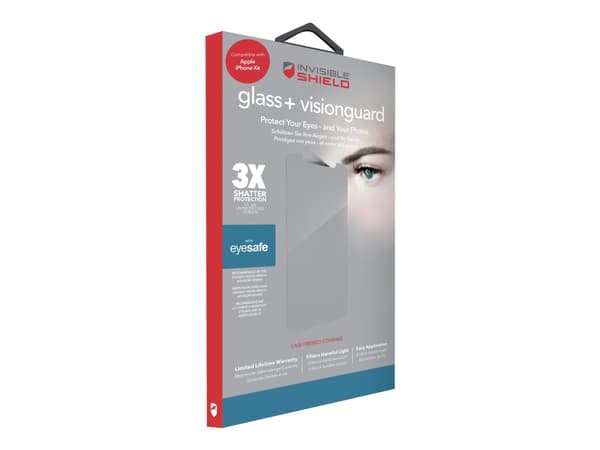 ZAGG InvisibleShield glass+ visionguard - Skjermbeskyttelse for mobiltelefon - for Apple iPhone XR