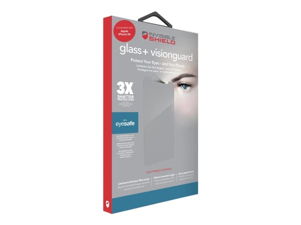 ZAGG InvisibleShield glass+ visionguard - Skjermbeskyttelse for mobiltelefon - for Apple iPhone XR