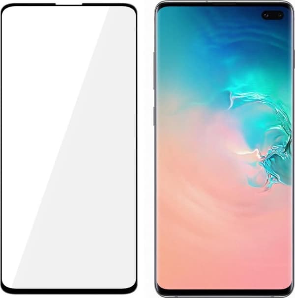 3MK 3MK HardGlass Max Sam G975 S10 Plus musta / musta, universaali koko näytön lasi anturi-Dot