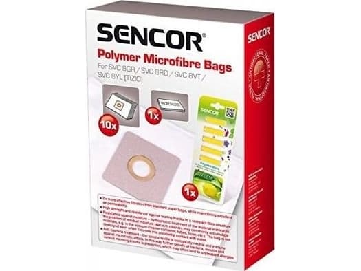 Sencor dammsugarpåse Sencor SVC 68x mikrofiberdammsugarpåsar (5 st.)