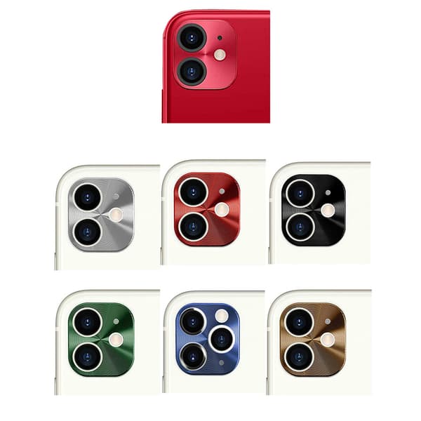 iPhone 11 HD Högkvalitativ Kameralinsskydd Ram