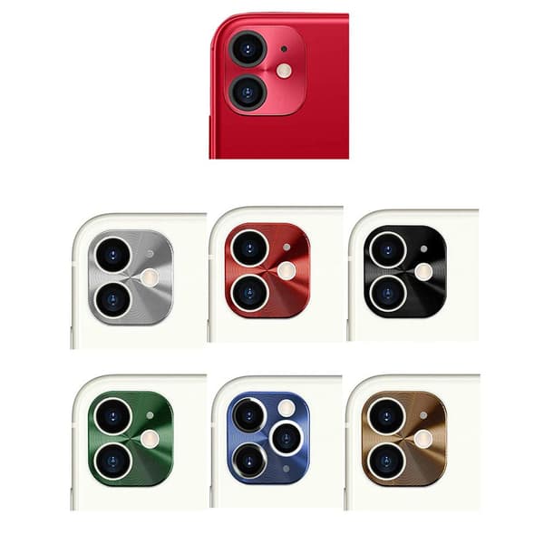 iPhone 11 HD Högkvalitativ Kameralinsskydd Ram