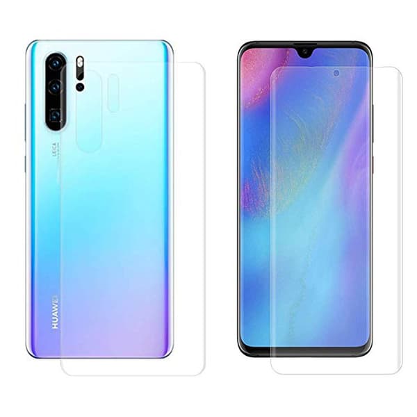 Fram- & Baksida P30 Pro 2-PACK Skärmskydd 9H Nano-Soft