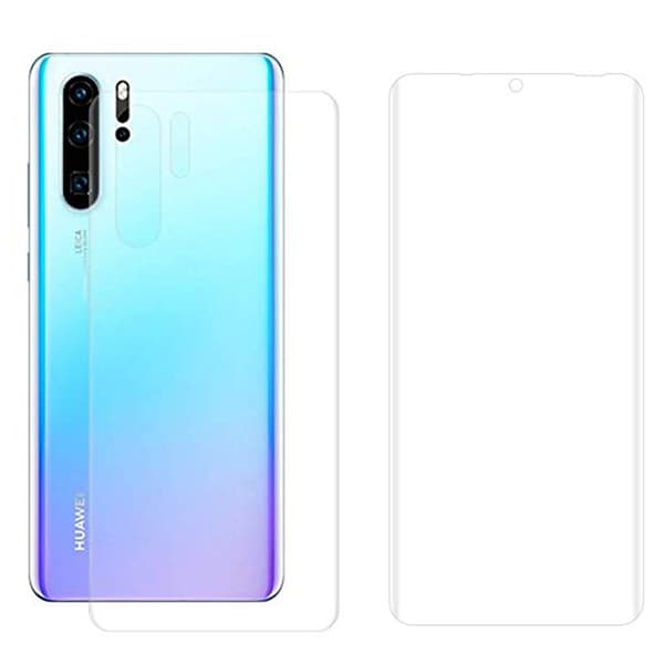 Fram- & Baksida P30 Pro 2-PACK Skärmskydd 9H Nano-Soft