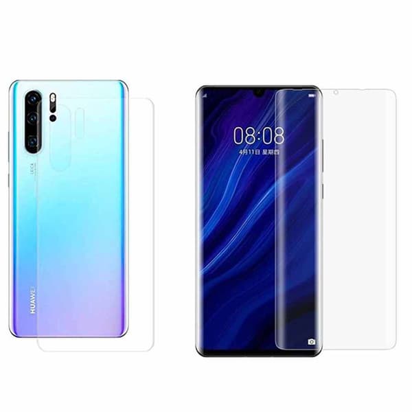 Fram- & Baksida P30 Pro 2-PACK Skärmskydd 9H Nano-Soft