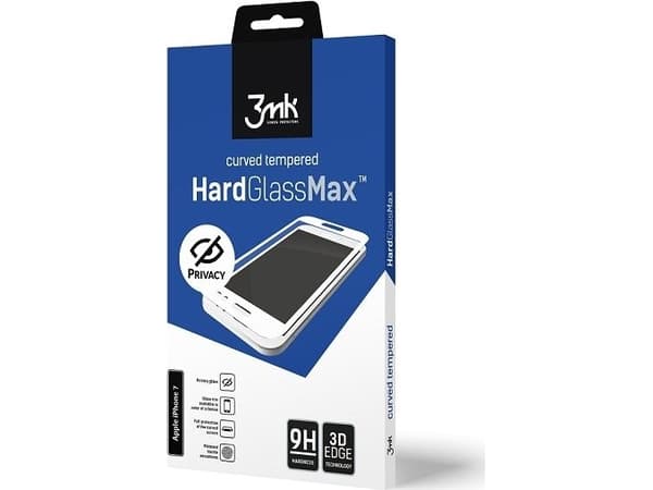 3MK Glass Max Privacy iPhone Xs black, FullScreen Glass Privacy