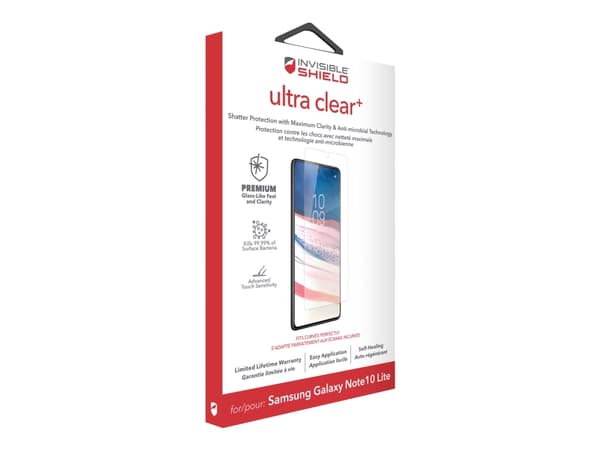ZAGG InvisibleShield Ultra Clear - Skärmskydd för mobiltelefon - för Samsung Galaxy Note10 Lite