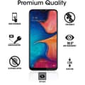 Miniatyrbild 4 av 11: Samsung A20e 2-PACK Anti-Spy 2.5D Skärmskydd Ram 9H