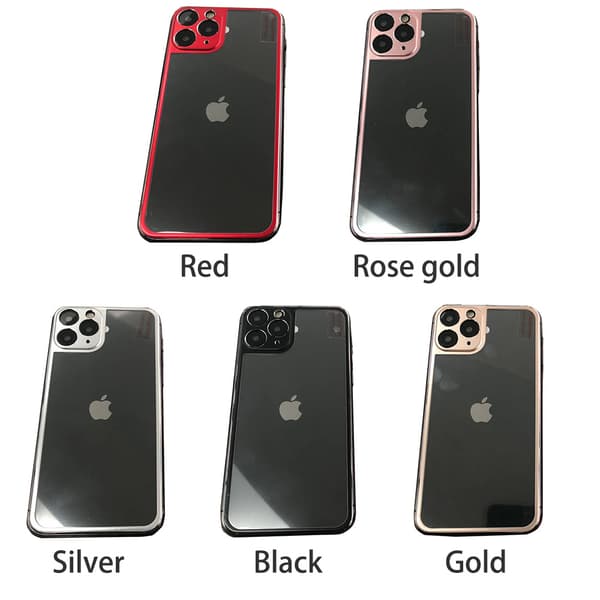 Baksida Skärmskydd i11 Pro Max Aluminium + Titanlegerings metall Silver Silver