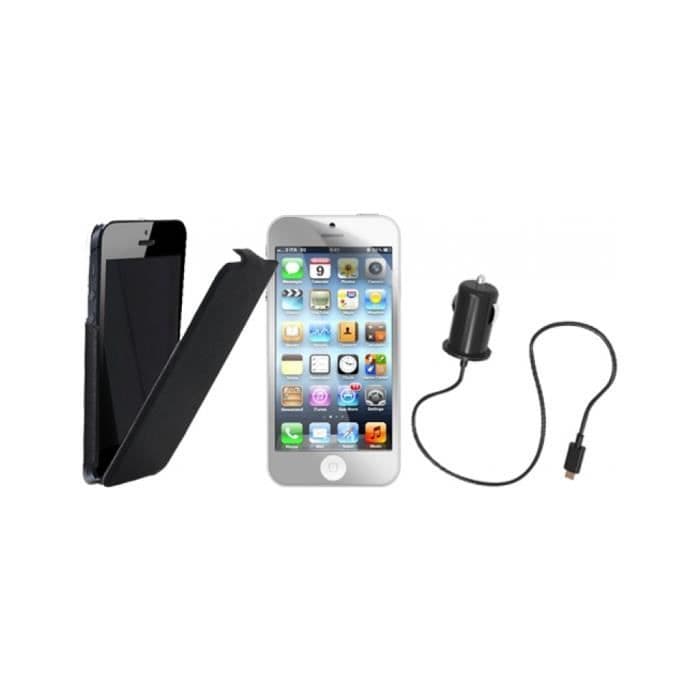 BBC Slim Case Pack + skærmbeskytter + Mini IP5 cigarettænderoplader