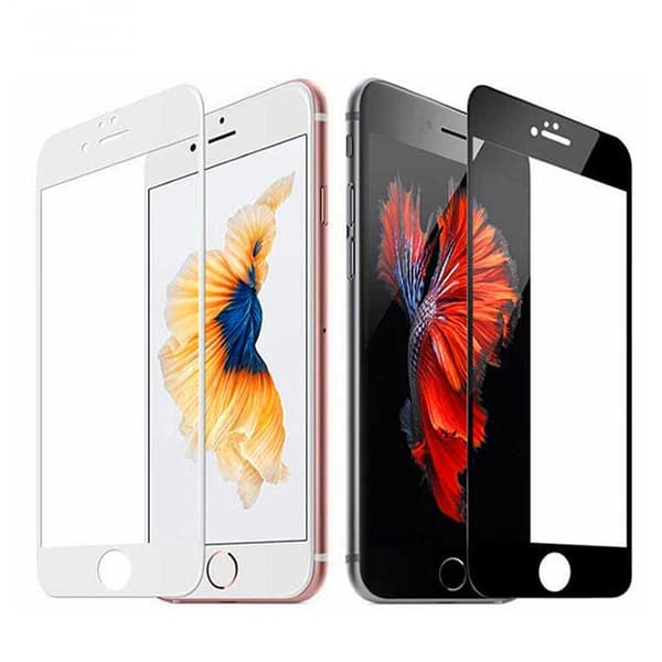 Sk�rmskydd 2-PACK 3D 9H Ram 0,2mm HD-Clear iPhone 7 Svart Svart, Svart