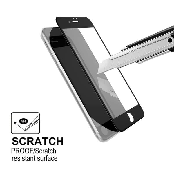 iPhone 8 Plus 2-PACK Skärmskydd 3D 9H 0,2mm HD-Clear