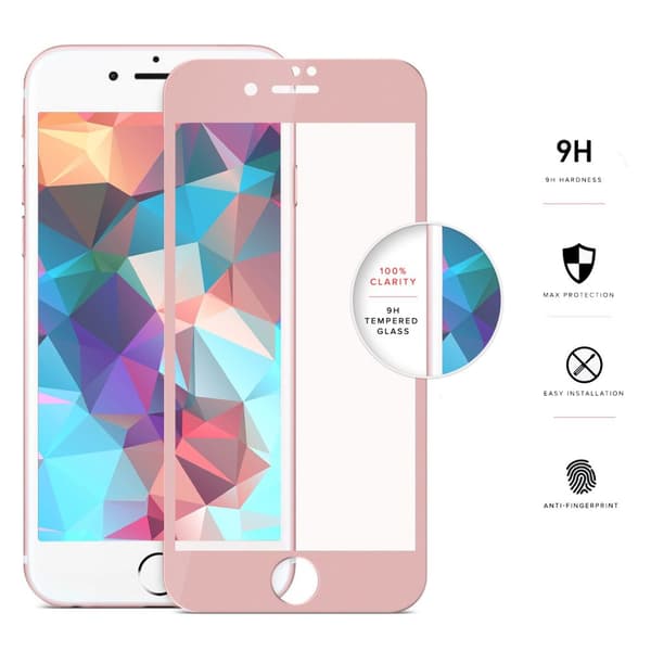 iPhone 8 Plus 2-PACK Skärmskydd 3D 9H 0,2mm HD-Clear