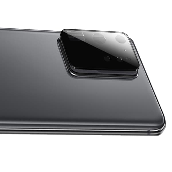 S20 Ultra ProGuard Bakre Kameralinsskydd + Metalram