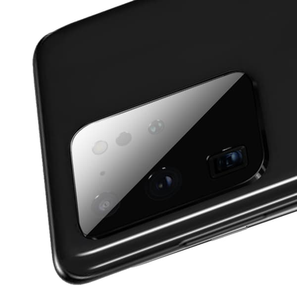 S20 Ultra ProGuard Bakre Kameralinsskydd + Metalram