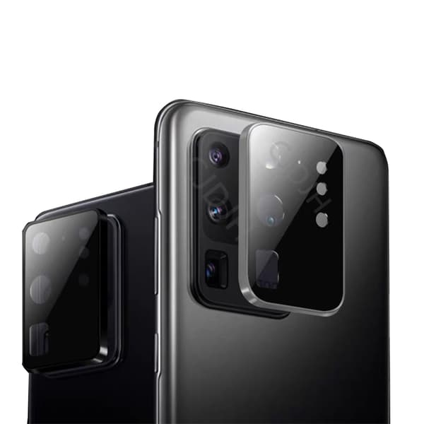 S20 Ultra ProGuard Bakre Kameralinsskydd + Metalram
