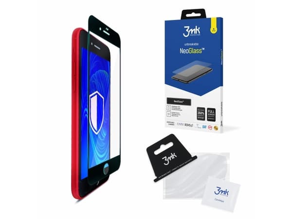LCD beskyttelsesglass 3MK Neo Glass Apple iPhone 7/8/SE 2020/SE 2022 svart