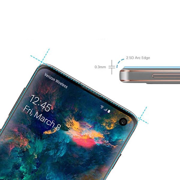 EXXO-Skärmskydd (3D) HuTech 2-PACK Samsung Galaxy S10