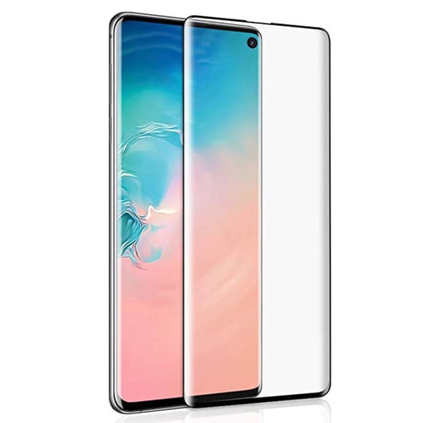EXXO-Skärmskydd (3D) HuTech 2-PACK Samsung Galaxy S10 Svart Svart
