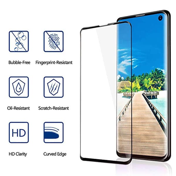 HuTech EXXO-Skärmskydd i 3D 2-PACK till Samsung Galaxy S10