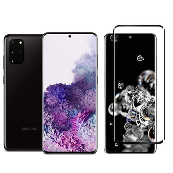 S20 Plus 3-PACK Skärmskydd FULL-GLUE 9H 0,2mm HD-Clear