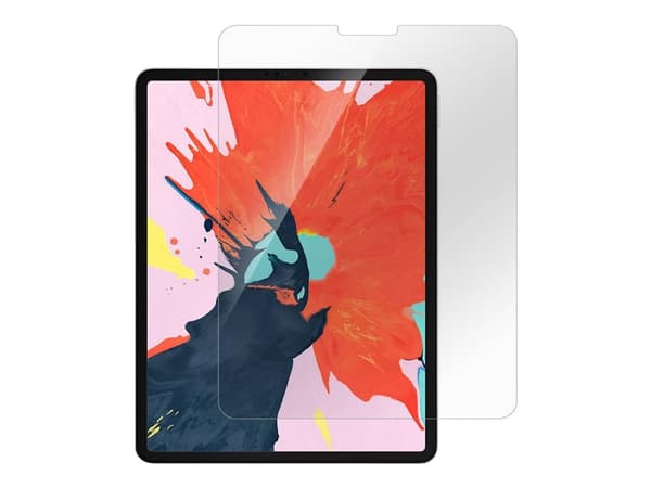 eSTUFF Titan Shield Clear Glass - Skjermbeskyttelse for nettbrett - glass - 12.9" - gjennomsiktig - for Apple 12.9-inch iPad Pro (3. generasjon)