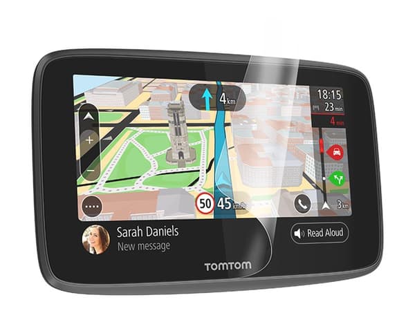 TomTom - Skjermbeskyttelse for navigatør - for GO 50, 5000, 51, 5100, 610, 6100, 620, 6200; Start 50, 52; TRUCKER 500, 5000, 6000; VIA 52