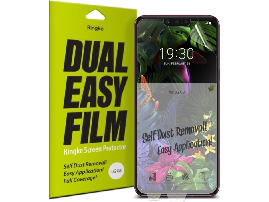 Ringke Ringke Dual Easy Film 2x easy to stick film LG G8 ThinQ (ESLG0002) universal