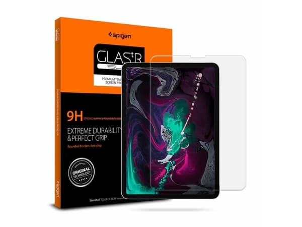 Spigen GLAS.tR Slim - Skjermbeskyttelse for nettbrett - glass - 11" - for Apple 11-inch iPad Pro (1. generasjon, 2. generasjon)