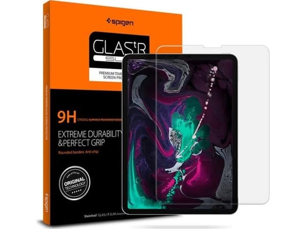 Spigen GLAS.tR Slim - Skjermbeskyttelse for nettbrett - glass - 11" - for Apple 11-inch iPad Pro (1. generasjon, 2. generasjon)