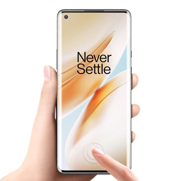 3x Glasskydd OnePlus 8 Härdat Täcker hela skärmen
