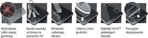 3MK 3MK FlexibleGlass beskyttelsesfilm Sam Tab 2 10.1`` Hybrid Glass T830