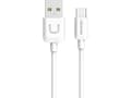 Miniatyrbild 2 av 3: Kabel USB Usams USB-A - USB-C 1 m Biały (63880-uniw)