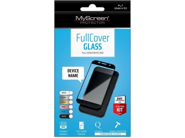 MyScreen Protector FullCover Szkło LG K10 Czarny (PROGLAFULCLGK107CA)