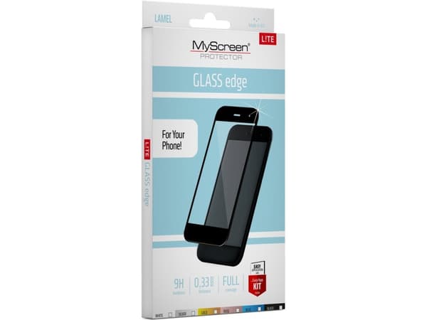 MyScreen Protector FullCover Szkło LG K10 Czarny (PROGLAFULCLGK107CA)