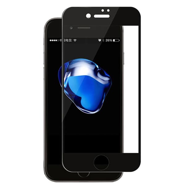 iPhone 8 Plus 2.5D 5-PACK Skärmskydd Ram 9H 0,3mm