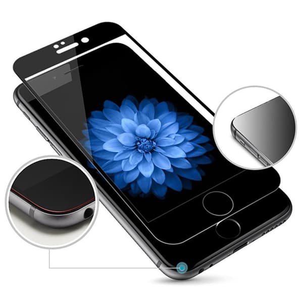 iPhone 8 Plus 2.5D 5-PACK Skärmskydd Ram 9H 0,3mm