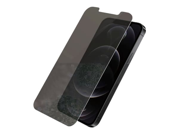 PanzerGlass™ | Privacy Edition - Skjermbeskytter for mobiltelefon - Standard passform - Krystallklar | Apple iPhone 12/12 Pro