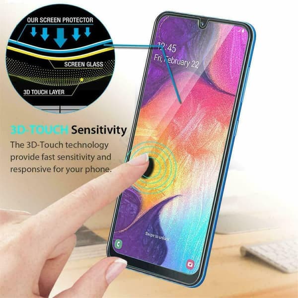 Suojaa Samsung A20e - Lämpökäsitelty Lasi!