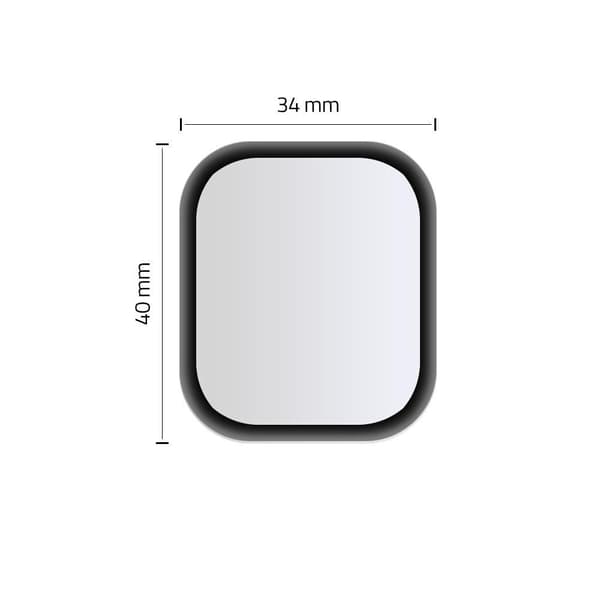 HOFI Härdat Glas Skärmskydd Apple Watch 4/5 (44Mm) Svart