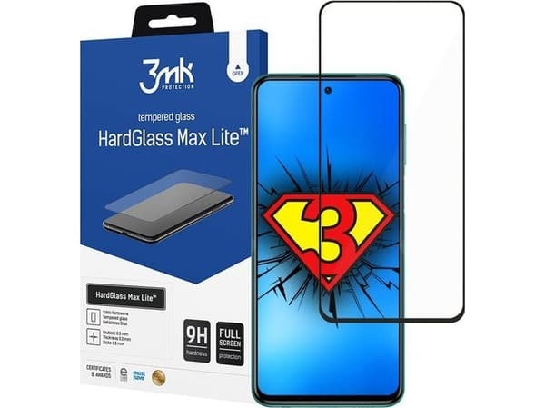 3MK herdet glass i fullskjerm for Redmi Note 9 Pro