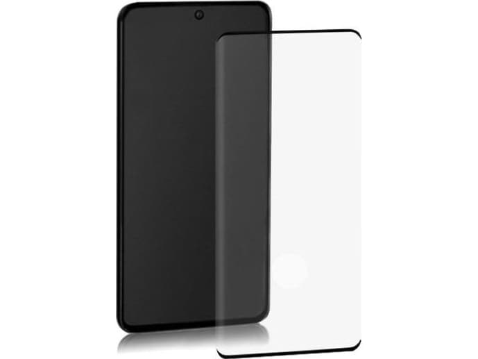 Qoltec Protective glass tempered PREMIUM Qoltec for Samsung Galaxy S20 + | 3D | Complete | Black