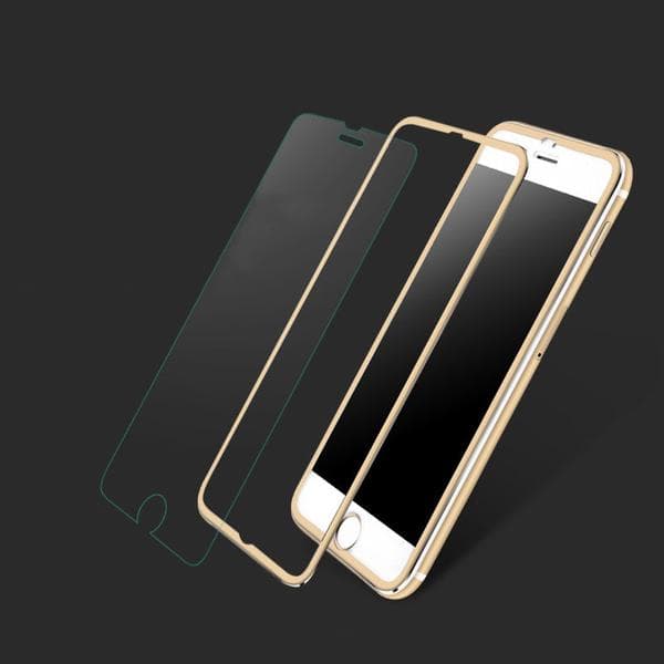 iPhone 6/6S HuTech (2-PACK) Skärmskydd-HELTÄCKANDE 3D med RAM