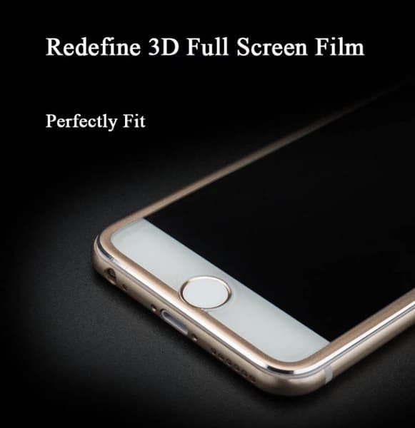 iPhone 6/6S HuTech (2-PACK) Skärmskydd-HELTÄCKANDE 3D med RAM